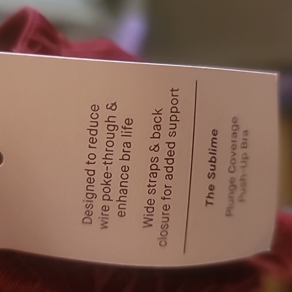 Auden Plunge Coverage Push Up Bra 40DD - Picture 10 of 12